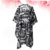 minkissy 2-Pack Professional Hairdressing Capes, Waterproof, Adjustable, Lightweight, Black view 4