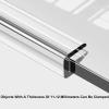 Hydravex U-Shaped Clear PVC Table Edge Protector, 3 m view 2