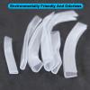 Hydravex U-Shaped Clear PVC Table Edge Protector, 3 m view 3