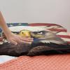 Eagle and Flag 3-Piece Duvet Cover Set | Various Sizes | Soft and Breathable view 3
