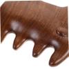 Hedgehog-Shaped Wooden Comb with Wide Teeth, Portable Scalp Massage Comb view 3