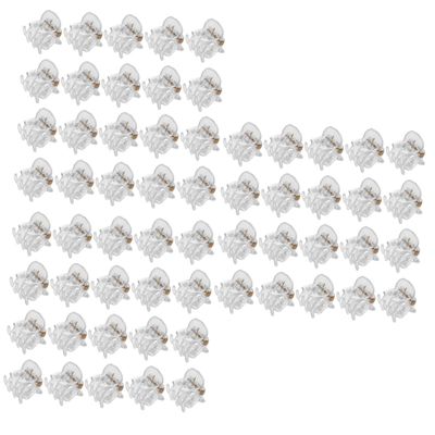 FOMIYES 72-Piece Mini Transparent Hair Claw Clips for Women and Girls