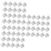 FOMIYES 72-Piece Mini Transparent Hair Claw Clips for Women and Girls view 1
