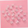 FOMIYES 72-Piece Mini Transparent Hair Claw Clips for Women and Girls view 2