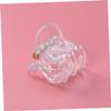 FOMIYES 72-Piece Mini Transparent Hair Claw Clips for Women and Girls view 3