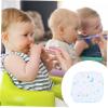 ibasenice 18-Piece Cotton Baby Burp Cloths, Blue and Yellow, Soft and Absorbent view 2