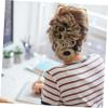 FRCOLOR 5-Piece Messy Bun Ponytail Hairpieces view 3