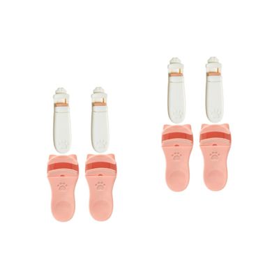 FOMIYES 8-Piece Portable Eyelash Curler Set