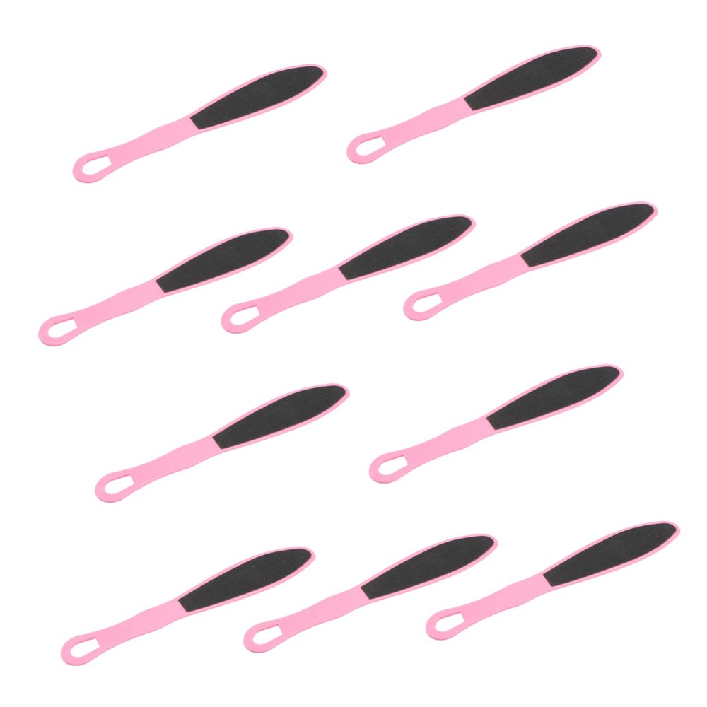 10-Piece Double-Sided Plastic Foot File with Callus Remover