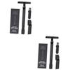 minkissy 2-Piece Old-Style Double-Edge Hand Razors for Beard and Hair Removal, with Storage Box and Brush, for Home and Travel view 1