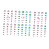 FOMIYES 30-Sheet Cartoon Nail Stickers for Girls and Boys view 2