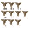 DOITOOL 80-Piece Antique Corner Protectors for Wooden Boxes, Antique Brown view 1
