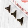 DOITOOL 80-Piece Antique Corner Protectors for Wooden Boxes, Antique Brown view 2