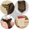 DOITOOL 80-Piece Antique Corner Protectors for Wooden Boxes, Antique Brown view 4