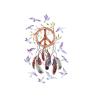 Dream Catcher Temporary Tattoo Sticker Set – Colorful Feather Designs view 4