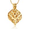 MYPOWER Cremation Ashes Urn Necklace, Hollow Square view 1