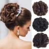 Synthetic Curly Hair Bun Chignon Clip-In Ponytail Extension view 2