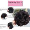 Synthetic Curly Hair Bun Chignon Clip-In Ponytail Extension view 3