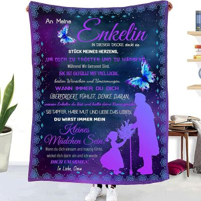 TDDKFB Personalized Blanket Gift for Granddaughter from Grandma