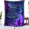 TDDKFB Personalized Blanket Gift for Granddaughter from Grandma view 1