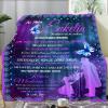 TDDKFB Personalized Blanket Gift for Granddaughter from Grandma view 3