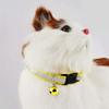 Fegtrty 2X Adjustable Reflective Dog Collar with Safety Lock and Bell for Cats and Dogs (Yellow) view 2