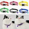 Fegtrty 2X Adjustable Reflective Dog Collar with Safety Lock and Bell for Cats and Dogs (Yellow) view 3