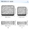 CHIFIGNO Seat Belt Pads, Black and White Polka Dot, 2-Pack, Universal, Size M view 3