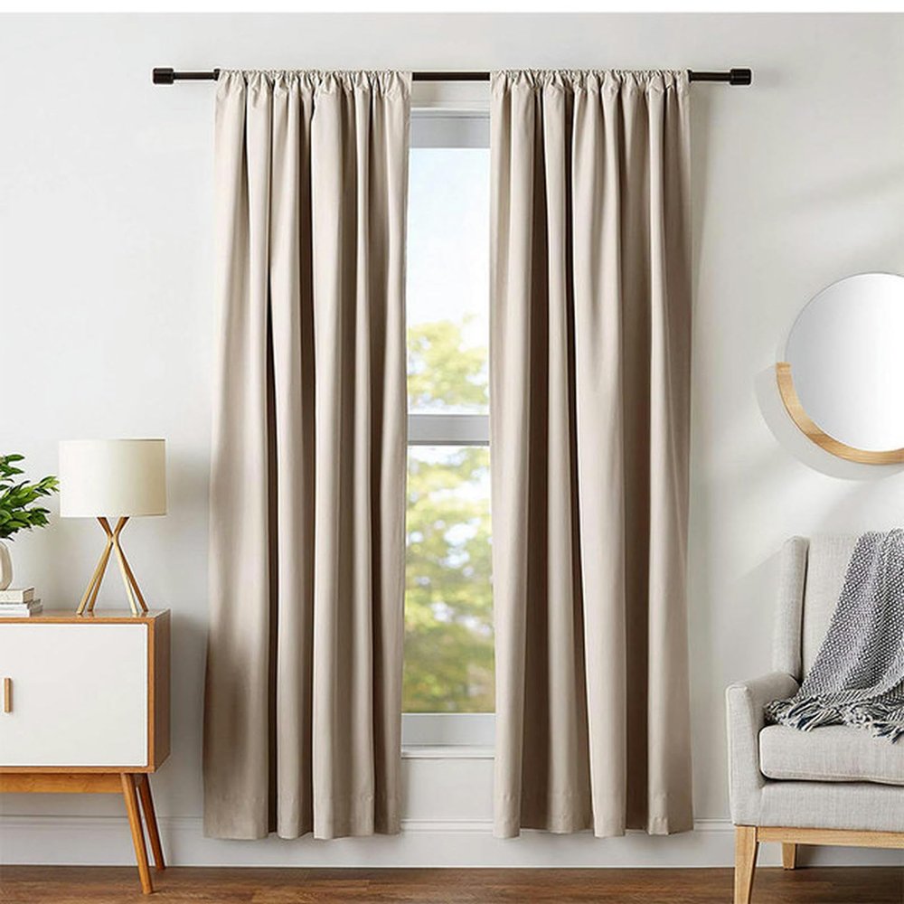 MANQILE Blackout Curtains for Living Room and Bedroom Windows