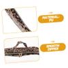 Beavorty Leopard Print Travel Makeup Bag, Splash-Resistant PU and Fabric view 4