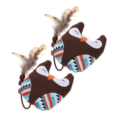 Amosfun 2-Pack Cartoon Cat Toy