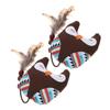 Amosfun 2-Pack Cartoon Cat Toy view 1