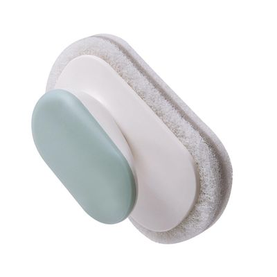 Household Cleaning Brush with Handle for Sinks and Tiles, Light Green