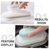 Household Cleaning Brush with Handle for Sinks and Tiles, Light Green view 2