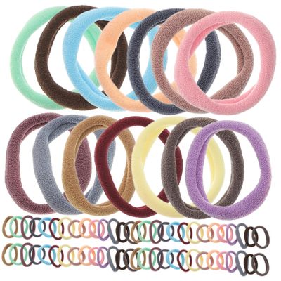 200 Seamless Nylon Hair Ties for Baby Girls and Girls
