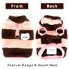 Zunea Fuzzy Sherpa Fleece Dog Sweater for Small Dogs and Cats view 3