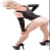 Latex Costume Tank Top for Women, XS view 2