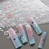 8 Sheets 3D Colorful Hibiscus Flower Nail Stickers view 3
