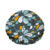 Double-Layer Waterproof Floral Shower Cap for Women view 1