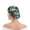 Double-Layer Waterproof Floral Shower Cap for Women view 2