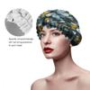 Double-Layer Waterproof Floral Shower Cap for Women view 3