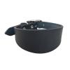 Kingke Leather Soft Padded Adjustable Dog Collar for Sighthounds view 4
