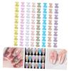 Beavorty 192-Piece Colorful BR Nail Charms for Creative Nail Art view 3