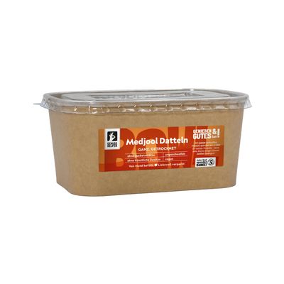 Bremer Gewürzhandel Medjool Dates, Whole, Dried, No Added Sugar, Unsulfured, 600 g Tray