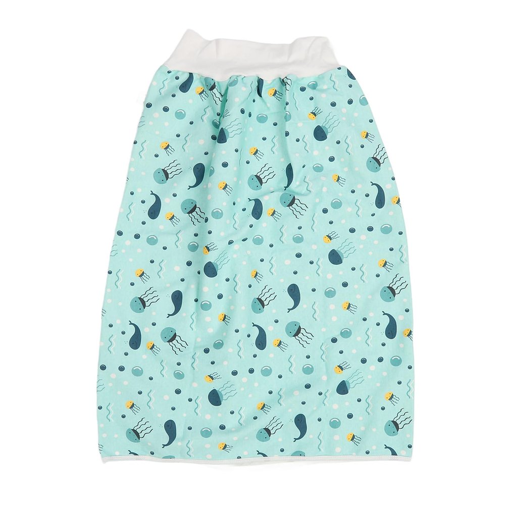 Adult Incontinence Skirt, Washable Reusable Cotton Bed Pad, Prevents Nighttime Leaks (XL)