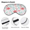 Cute Colorful Flamingo Sleep Mask for Adults, Teens, and Children view 3