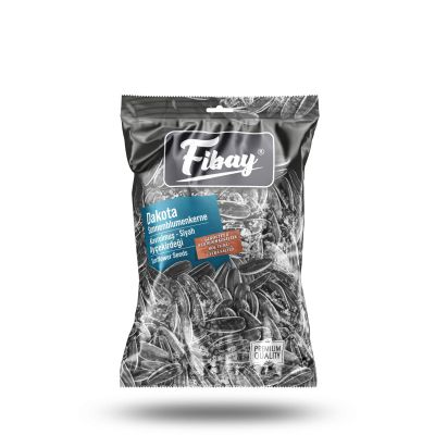 Roasted Extra-Salted Striped Turkish Sunflower Seeds, Fibay Premium Quality (3 x 175 g Bags)