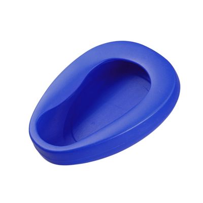 BCOATH 2-Pack Blue Plastic Bedpans for Bedridden Patients