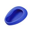 BCOATH 2-Pack Blue Plastic Bedpans for Bedridden Patients view 1
