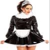 PVC Lace Rubber Dress, Lolita Maid Cosplay, Rose Gold, 6XL view 2